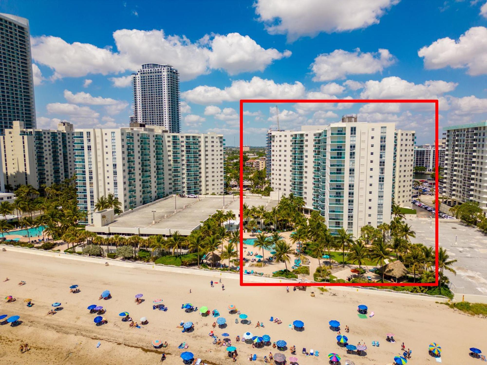 Modern 1 Bdr Oceanview With Direct Beach Access! ハリウッド エクステリア 写真