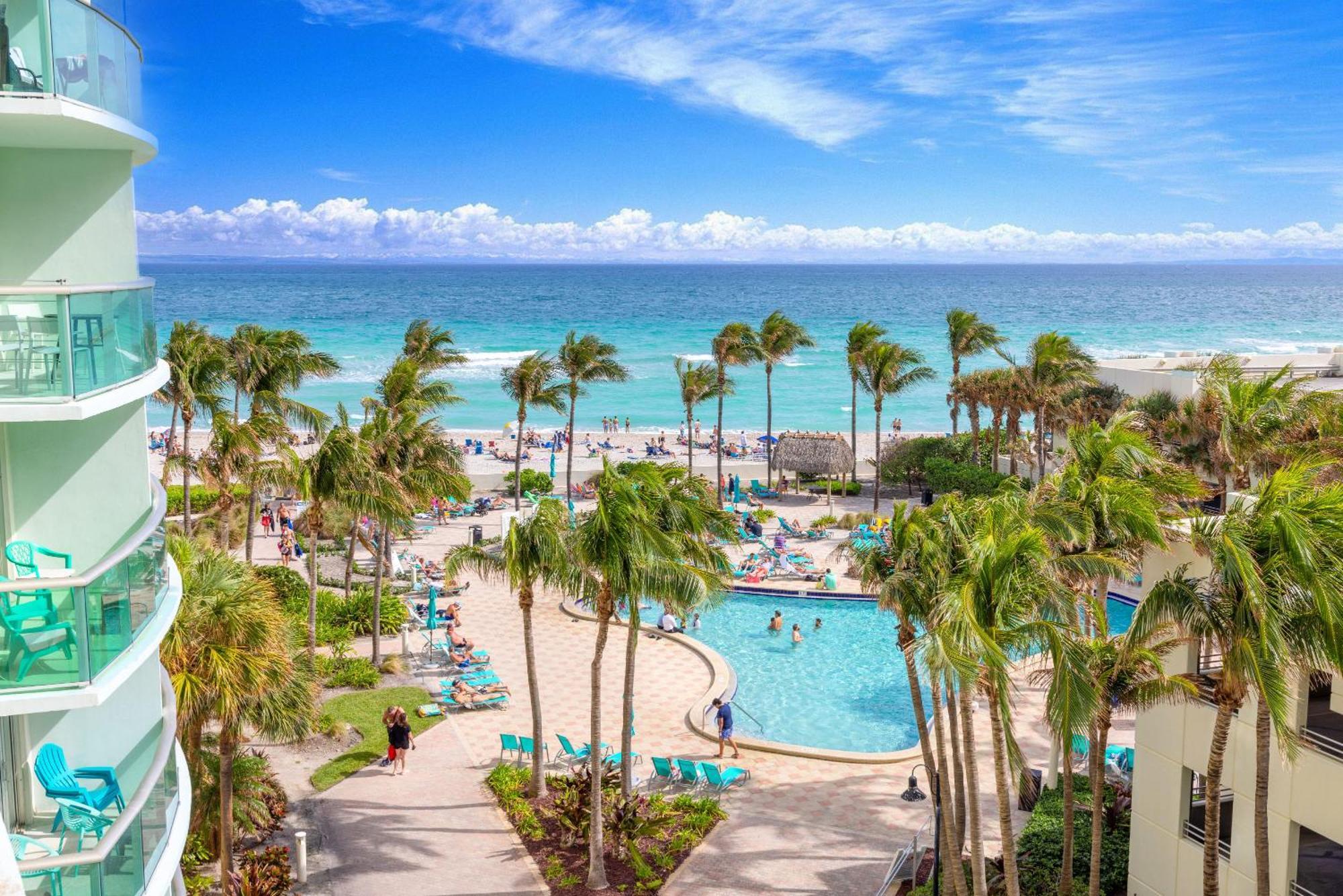 Modern 1 Bdr Oceanview With Direct Beach Access! ハリウッド エクステリア 写真
