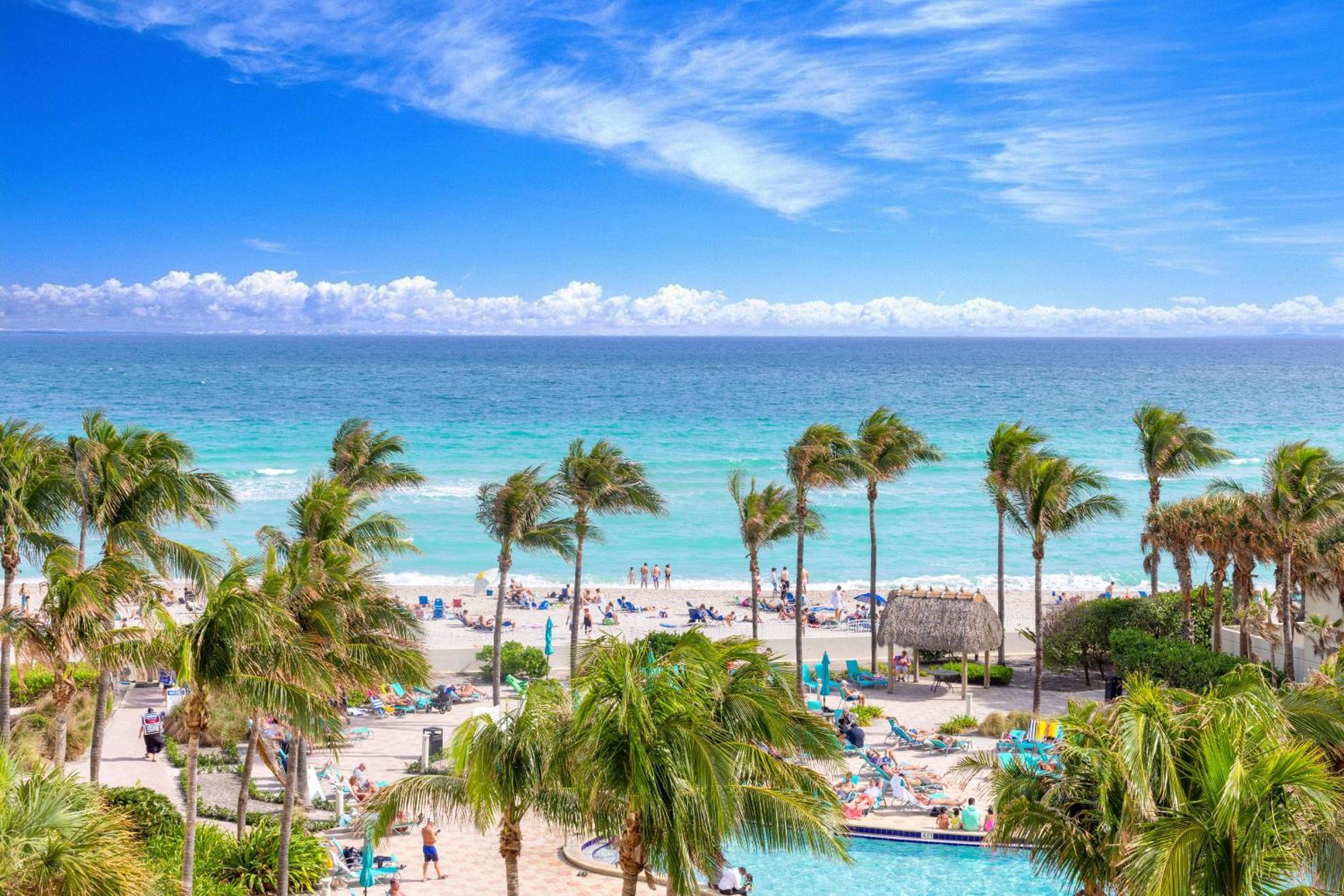 Modern 1 Bdr Oceanview With Direct Beach Access! ハリウッド エクステリア 写真